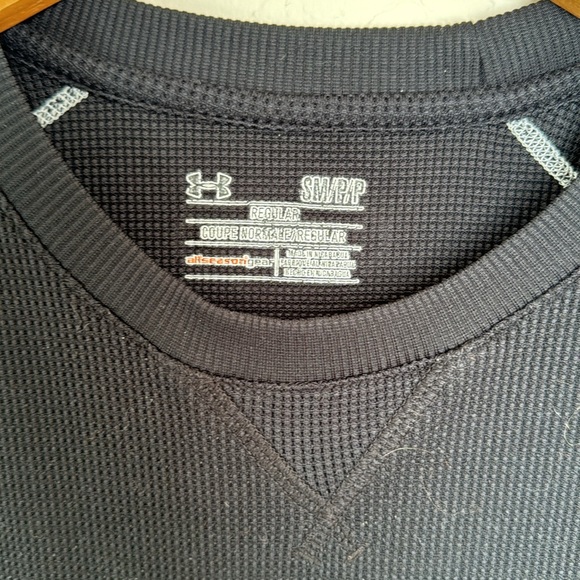 Under Armour long sleeve waffle crewneck (small) - Picture 2 of 5